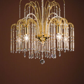 lampadario applique lume royal crystal cristallo oro cromo arredo luce lucilla italy lamp 411 5