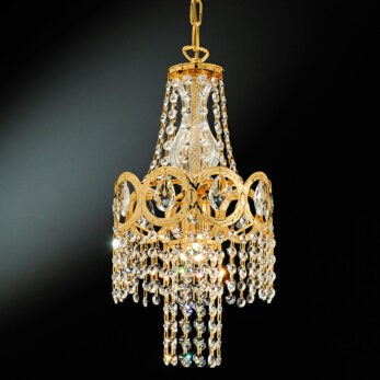 lampadario applique lume royal crystal cristallo oro cromo arredo luce lucilla italy lamp 416 s