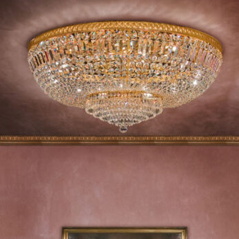 luxury illuminazione cristallo crystal lucilla made italy lampadario applique lampada541 pl18