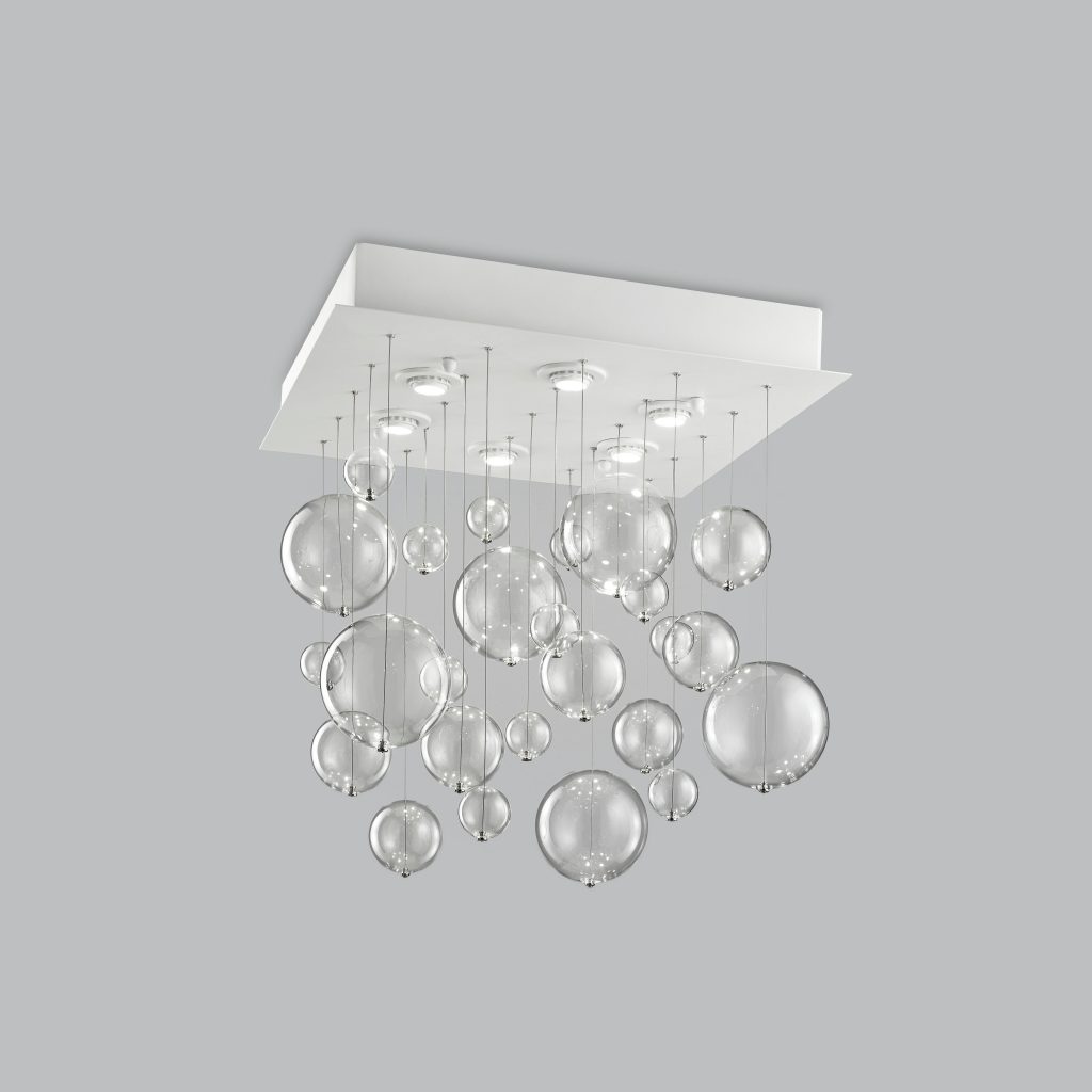 plafoniera 6 luci   bolero   metal lux   254.360.01