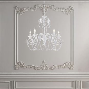 BeLight Damasco chandelier BL77-5-BCO-AMB