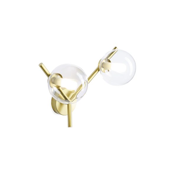 Miloox Camely 1744.303_2-light wall lamp_Gold_A