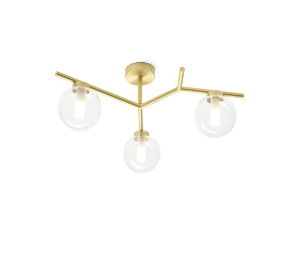 Miloox Camely 1744.309 Plafoniera 3luci Gold A