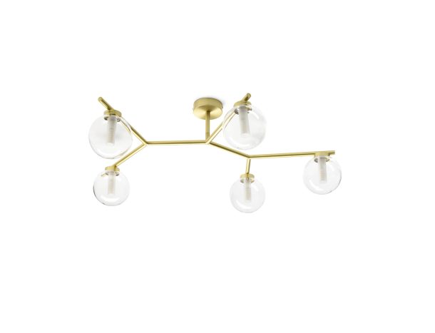 Miloox Camely 1744.310 Plafoniera 5luci Gold S